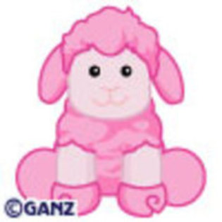 Pink Cotton Candy Sheep - Webkinz