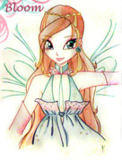 Eu si prietena mea l-am desenat - Fairies and Winx