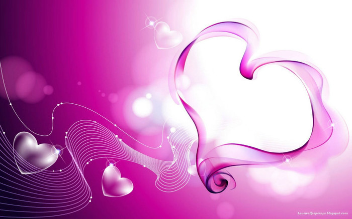 Pink love hearts smoke wallpaper - Poze pentu desktop