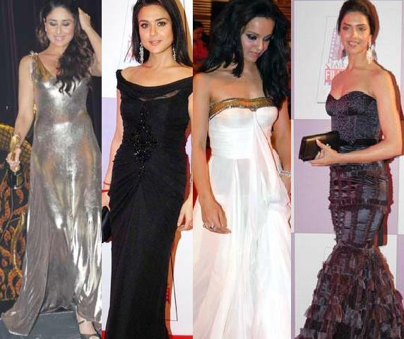 gowns - PREITY ZINTA SI KAREENA KAPOOR