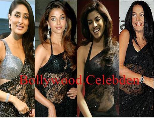 Kareena-Kaporr-Black-Designer-Saree - AISHWARYA SI KAREENA