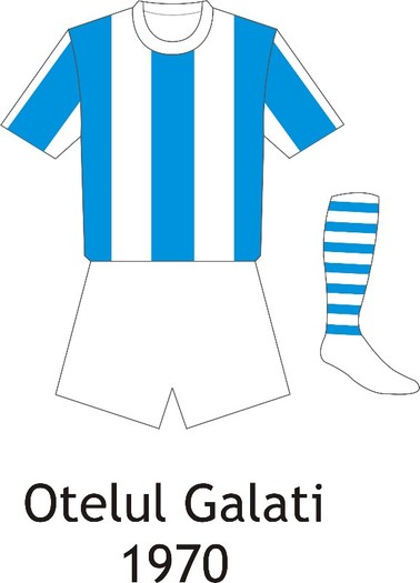 Otelul Galati Echipament 1970
