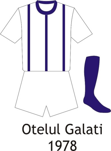 Otelul Galati Echipament 1978