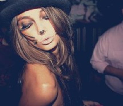 cat-face-paint-girl-hat-make-up-191207 - Poze Artistice 1