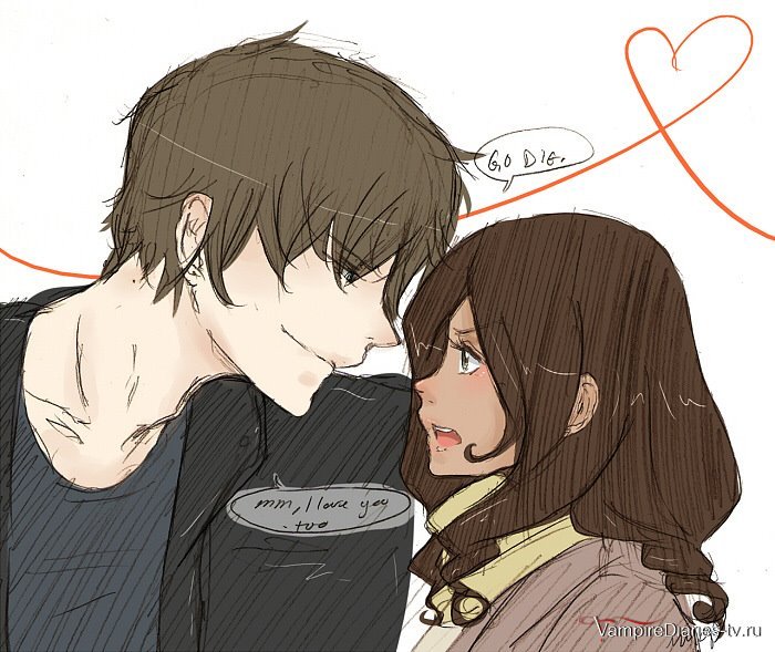 Damon & Bonnie - Cartoons