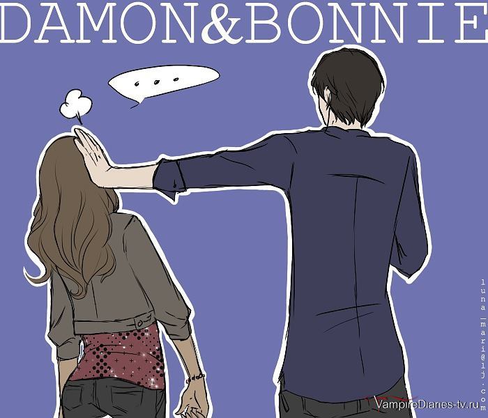 Damon & Bonnie - Cartoons