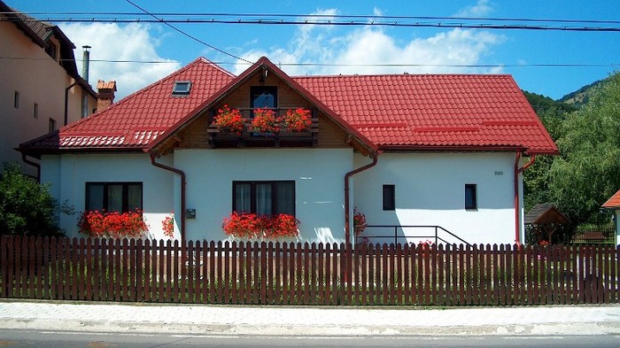 5.Vazuta din strada .. - MOIECIU - casa-curtea-gradina-imprejurimi