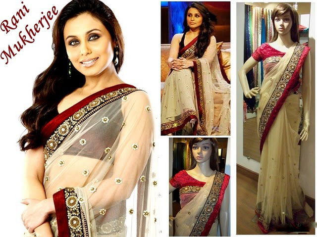 Rani-Mukherjee-Sari-his - Rani Mukherjee-in saree