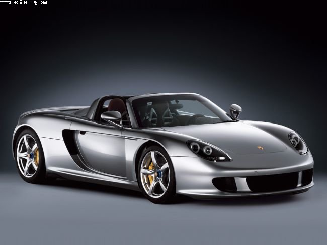 silver-porsche-carrera-gt