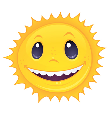 smiley-sun-vector - soare