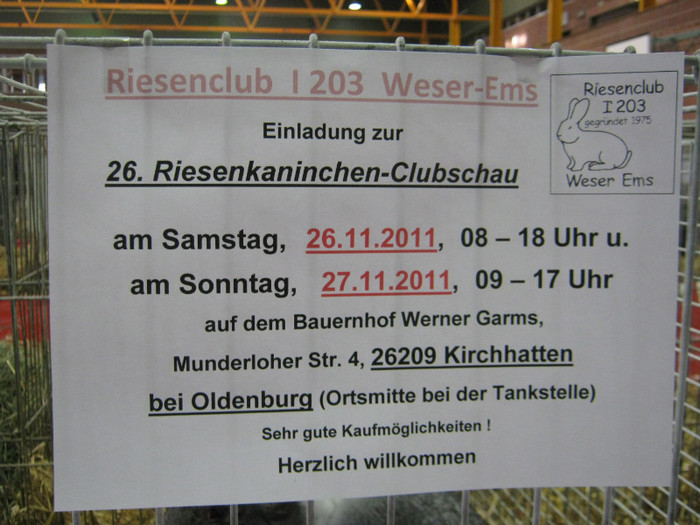 expo iepuri  weser ems - targuri si expozitii -Austria-Germania