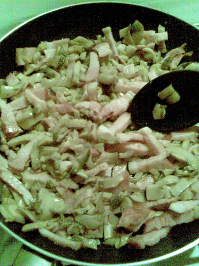 bacon si ciuperci