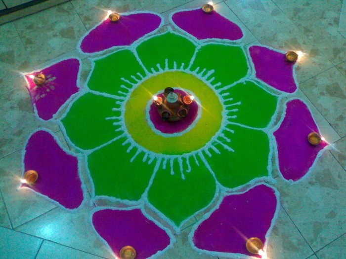 Rangoli pictures - Diwali Rangoli