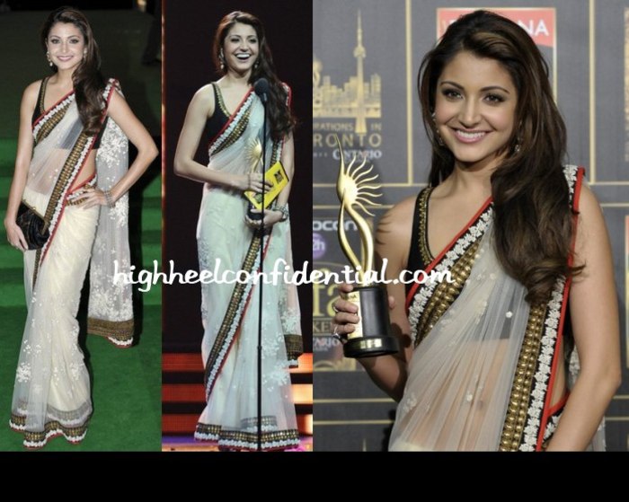 anushka-sharma-iifa-awards-2011-sabyasachi - Anushka Sharma-in saree