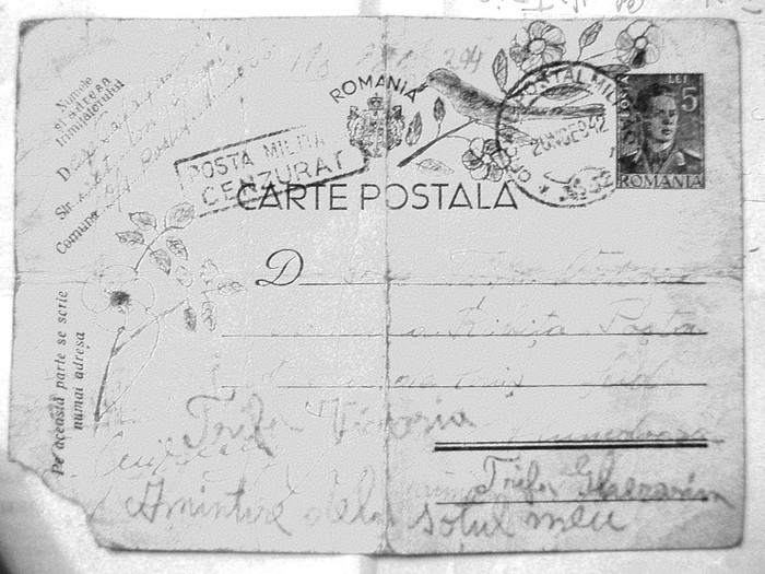 1 - Carte Postala din al doilea Razboi Mondial