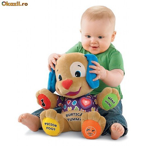 catel vorbitor +muzical fisher price limba romana