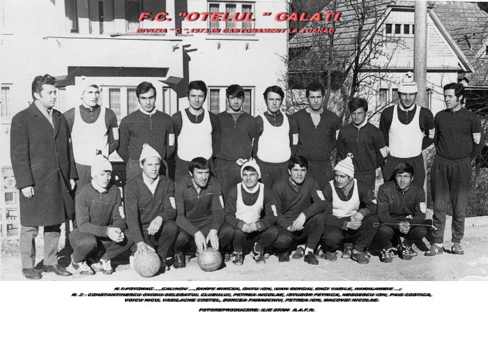 1973 Otelul Galati Cantonament