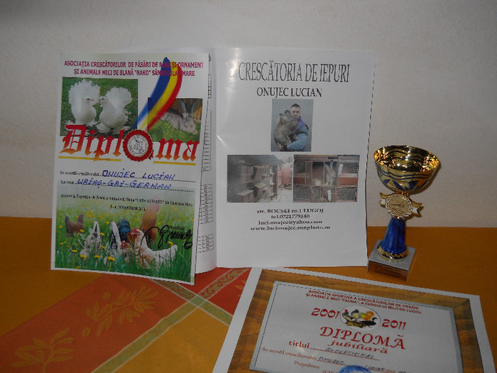 Expo Sannicolau Mare si Lugoj 2011 - Premii