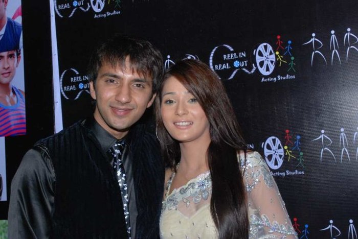 Sara khan and Ali Merchant