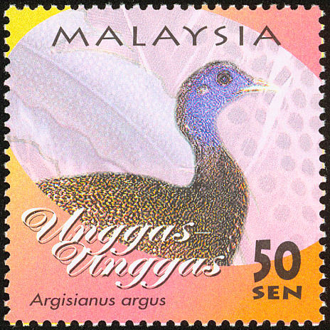 malaysia 4 - GREAT ARGUS-Argusianus