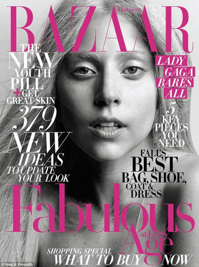 462 - Lady Gaga pe coperta revistei Harper Bazaar