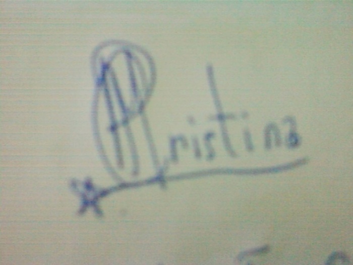 Cristina - Autografe