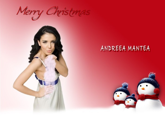 wallpaper Andreea Mantea Craciun1 - Andreea Mantea