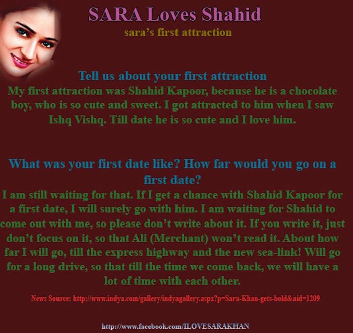 Sara Loves Shahid - new photos of sara khan-i love sara khan-sarakhanforever