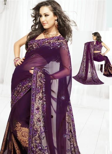 Charismatic-Georgette-Saree-SACAAA244-u - saree indian