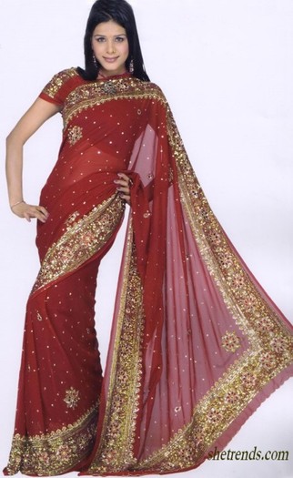 Embroidery-saree1 - saree indian