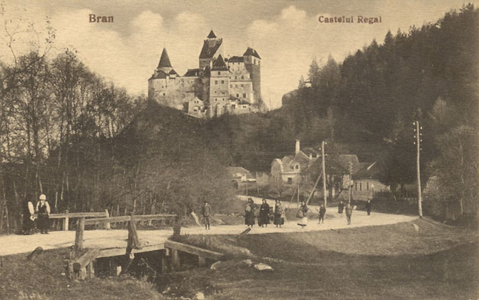 1. Castelul BRAN  1938.m - MOIECIU III - foto mai vechi