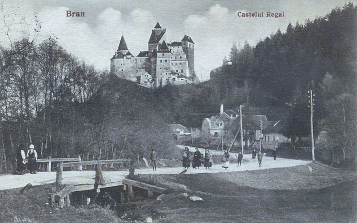 1. Castelul BRAN  1938.m-1 - MOIECIU III - foto mai vechi