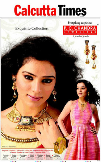 Pg021 - Pyaar Kii Yeh Ek Kahaani Sukirti Khandpal Pix From P C Chandra Jewellers Ad