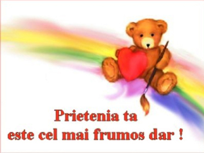 Prietenia ta e cel mai frumos dar !