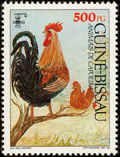 guineea-bissau - red junglefowl-G gallus