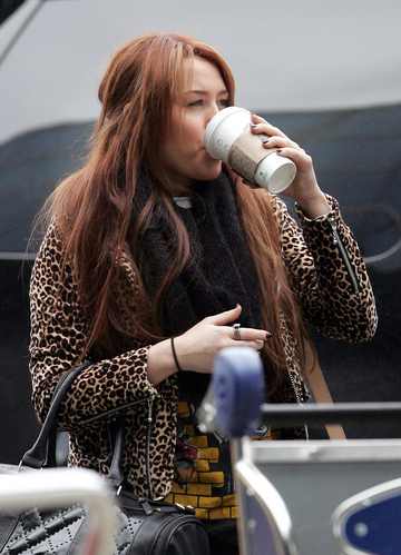 Miley - x - Miley - At JFK Airport in NYC