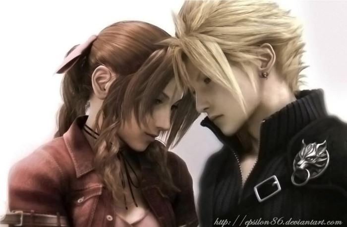 Cloud & Aerith