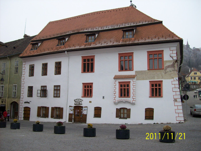 CASA CU CERB DIN CETATEA SIGHISOAREI...