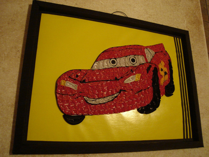 cars - tehnica rularii hartiei -  quilling