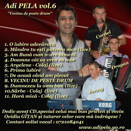 Adi - spate - 4 Coperta CD  Postere Afish  ETC
