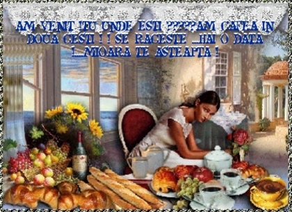 AM VENIT CU MICUL DEJUN PRIETENI; TRIL
