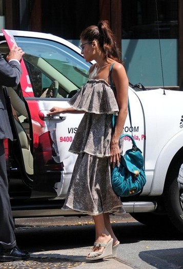 Eva (1) - x - Eva Mendes Leaves Her Hotel July 20 2011