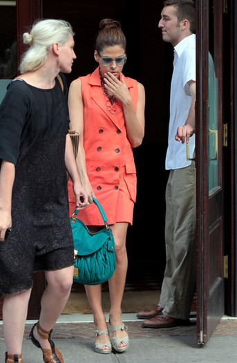 Eva (3) - x - Eva Mendes Leaves Her Hotel June 27 2011