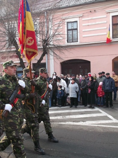 Drapelul de lupta , Bg.81 - ZIUA NATIONALA a ROMANIEI