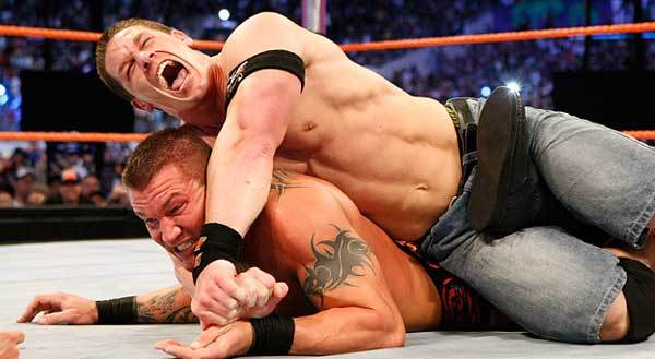 WWE-John-Cena-Randy-Orton-Sheamus-si-frumoasa-Melina-Perez-vin-sa-se-lupte-la-Bucuresti - banda desenata1