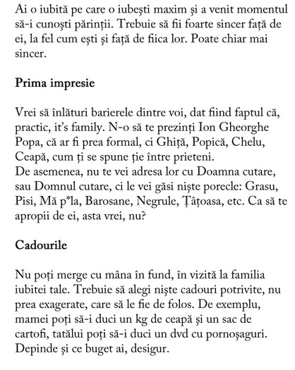 2. - codul bunelor maniere cand cunosti parintii prietenului