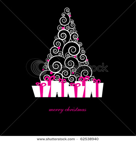 stock-vector-gift-boxes-under-christmas-tree-62538940 - CRACIUNUL