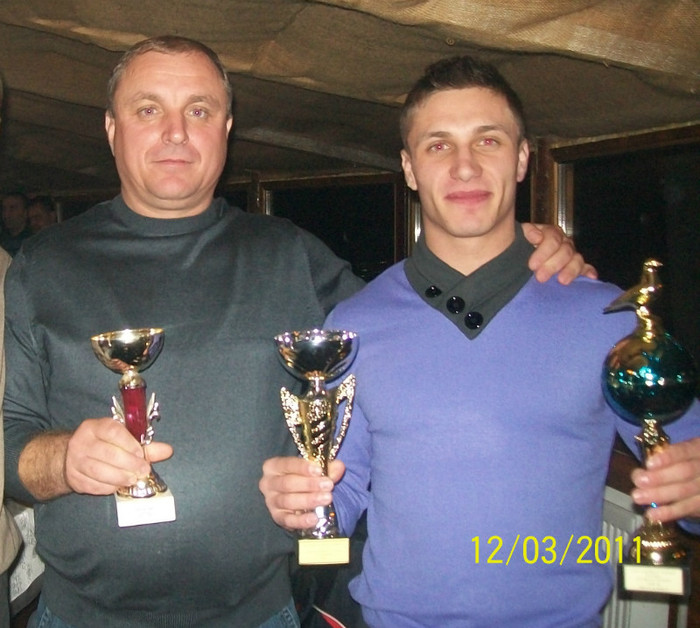 Premiere 2011 club; Eu impreuna cu tatal meu
