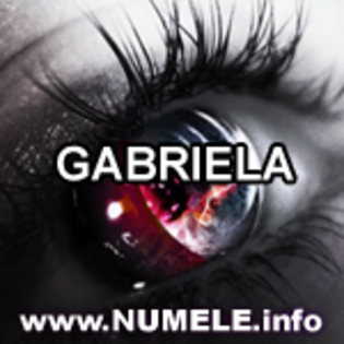 GABRIELA - cum te numesti