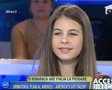 5 - Andreea Olariu are Italia la picioare